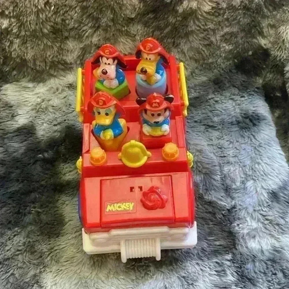 Mattel Disney Vtg 1989 Mickey
Mouse & Friends  Fire Truck
Motorized - Picture 2 of 13